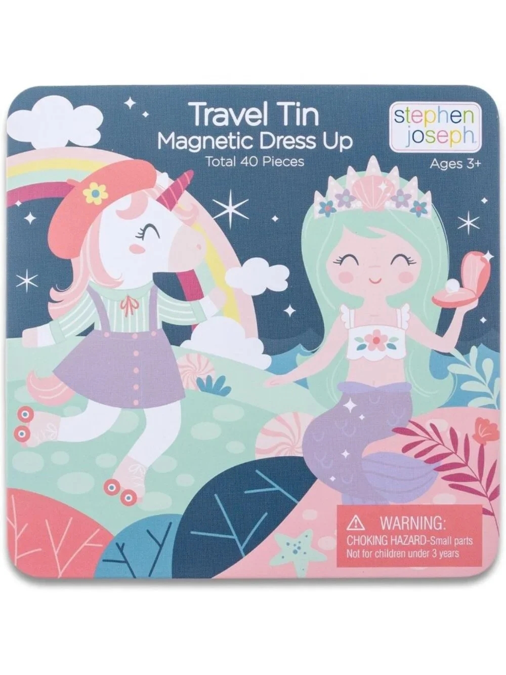Magnetic Dress Up Dolls Play Set - 40 PC Screen-Free Activity for Kids 3